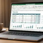 آموزش ساخت لیست قیمت در اکسل